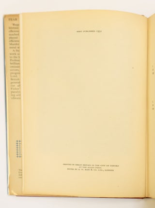 FEAR GOD AND DREAD NOUGHT: THE CORRESPONDENCE OF ADMIRAL OF THE FLEET LORD FISHER OF KILVERSTONE [Two Volumes]