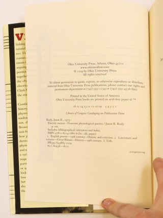ELECTRIC METERS: VICTORIAN PHYSIOLOGICAL POETICS