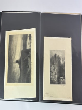 ORIGINAL WOOD ENGRAVINGS ON JAPAN PAPER [Lot of 21]