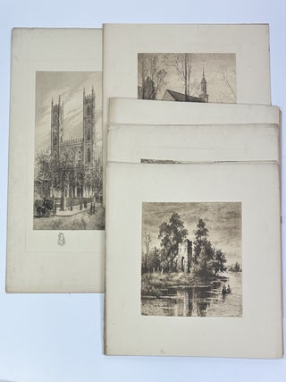 GROUP OF PRINTS FROM "HISTORIC CHURCHES OF AMERICA: THEIR ROMANCE AND THEIR HISTORY"...