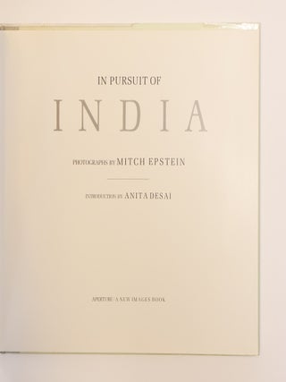 IN PURSUIT OF INDIA