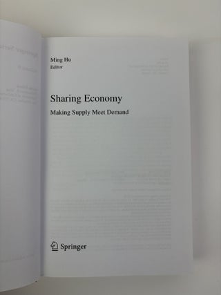 SHARING ECONOMY: MAKING SUPPLY MEET DEMAND